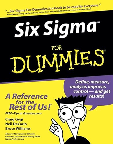 Beispielbild fr Six Sigma For Dummies zum Verkauf von Orion Tech