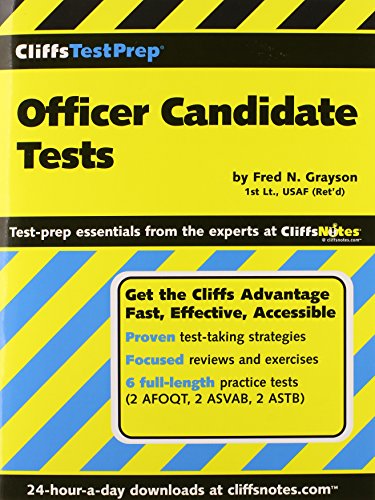 9780764568244: CliffsTestPrep Officer Candidate Tests