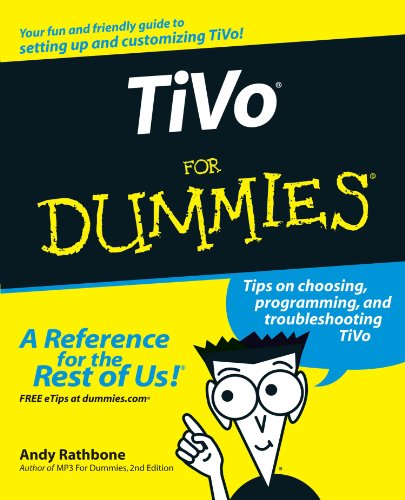 Imagen de archivo de TiVo For Dummies a la venta por BooksRun