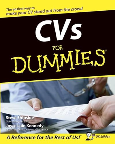 CVs for Dummies (9780764570179) by Shipside, Steve; Lain Kennedy, Joyce