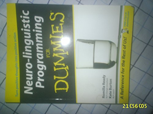 Stock image for Neuro-linguistic Programming for Dummies for sale by Goldstone Books