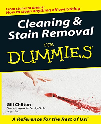 9780764570292: Cleaning and Stain Removal for Dummies