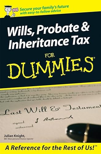 Beispielbild fr Wills, Probate and Inheritance Tax for Dummies zum Verkauf von Reuseabook