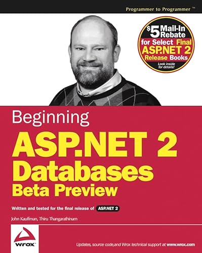 9780764570810: Beginning ASP.Net 2.0 Databases: Beta Preview