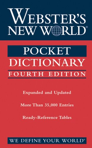 Stock image for Webster's New World Pocket Dictionary for sale by BookHolders