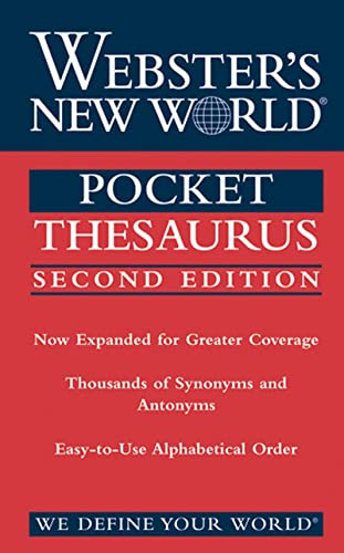 Stock image for Webster's New World Pocket Thesaurus for sale by Wonder Book