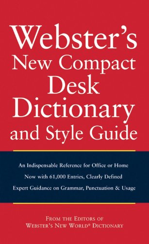 Webster's New World Compact Desk Dictionary and Style Guide Custom (9780764571206) by [???]