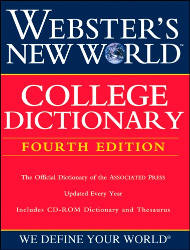 9780764571251: Webster's New World College Dictionary, Fourth Edition (Book with CD-ROM)