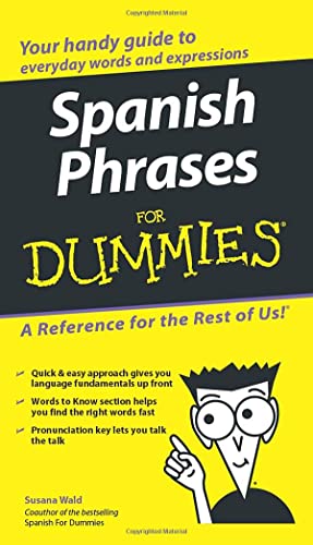 Imagen de archivo de Spanish Phrases for Dummies a la venta por Better World Books