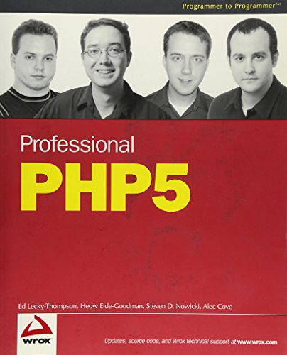 9780764572821: Professional PHP5 (Programmer to Programmer)