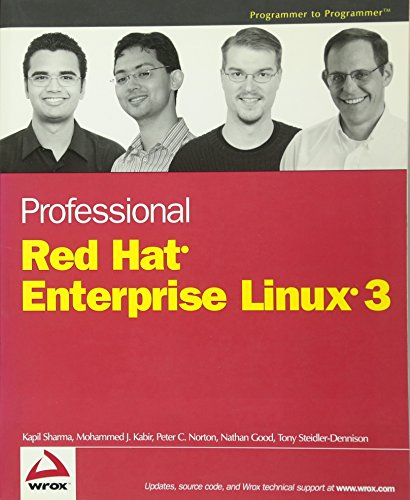 Beispielbild fr Professional Red Hat Enterprise Linux 3 (Wrox Professional Guides) zum Verkauf von HPB Inc.