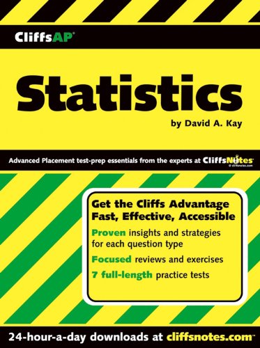 Beispielbild fr CliffsAP Statistics zum Verkauf von Wonder Book