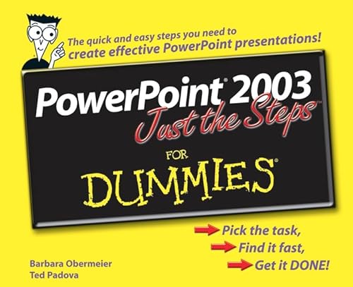 9780764574795: Powerpoint 2003 Just The Steps For Dummies