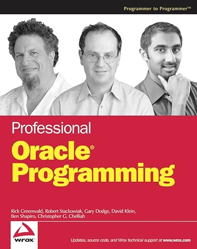 Beispielbild fr Professional Oracle Programming (Programmer to Programmer) zum Verkauf von Wonder Book