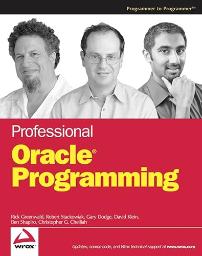 Imagen de archivo de Professional Oracle Programming (Programmer to Programmer) a la venta por Wonder Book