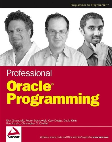 Stock image for Professional Oracle Programming (Programmer to Programmer) for sale by Wonder Book