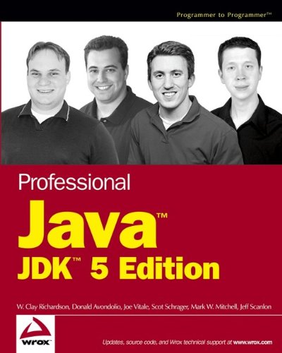 Imagen de archivo de Professional Java Programming: JDK 5 Edition (Wrox Professional Guides) a la venta por Reuseabook
