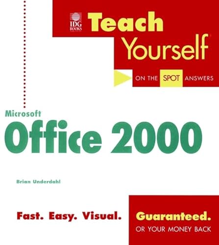 Stock image for Teach Yourself® Microsoft® Office 2000 for sale by WorldofBooks