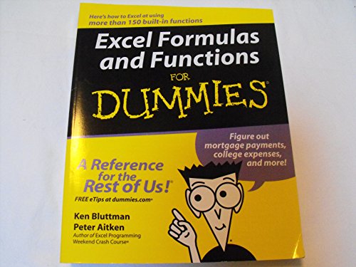 Stock image for Excel Formulas and Functions For Dummies for sale by Books-FYI, Inc.