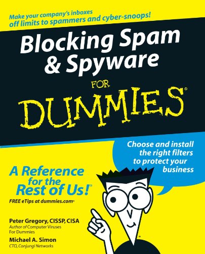 Beispielbild fr Blocking Spam and Spyware for Dummies zum Verkauf von Better World Books