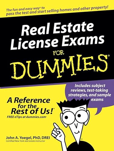 Stock image for Real Estate License Exams for Dummies for sale by ThriftBooks-Dallas