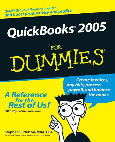 Beispielbild fr Quickbooks 2005 for Dummies zum Verkauf von Better World Books