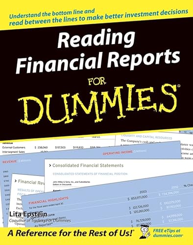 Beispielbild fr Reading Financial Reports For Dummies (For Dummies (Lifestyles Paperback)) zum Verkauf von Wonder Book
