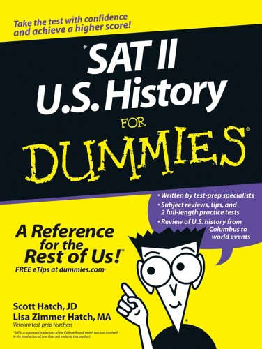 Stock image for SAT II U.S. History For Dummies for sale by Wonder Book