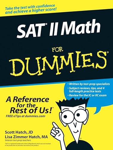 Imagen de archivo de SAT II Math for Dummies a la venta por ThriftBooks-Atlanta