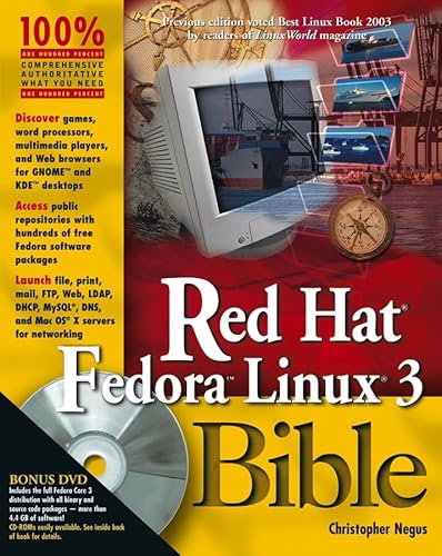 9780764578724: Red Hat Fedora Linux 3 Bible