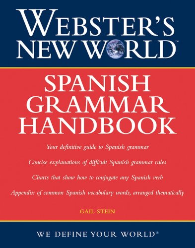 Stock image for Webster's New World Spanish Grammar Handbook (Spanish Edition) for sale by Books of the Smoky Mountains