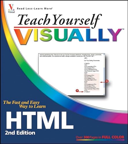 Stock image for Teach Yourself VISUALLY HTML for sale by Once Upon A Time Books