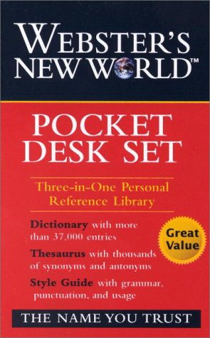 9780764582134: WNW Dictionary, Thesaurus, Style Guide Pocket DeskSet