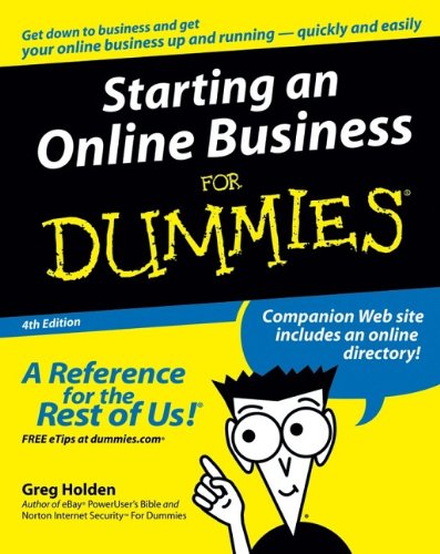 Beispielbild fr Starting an Online Business for Dummies zum Verkauf von Better World Books