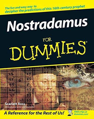 Beispielbild fr Nostradamus for Dummies zum Verkauf von Better World Books