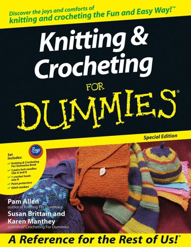 Stock image for Knitting Crocheting for Dummies for sale by Blue Vase Books