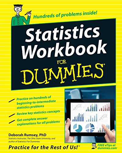Beispielbild fr Statistics Workbook For Dummies zum Verkauf von Wonder Book
