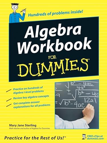 Beispielbild fr Algebra Workbook For Dummies zum Verkauf von Wonder Book