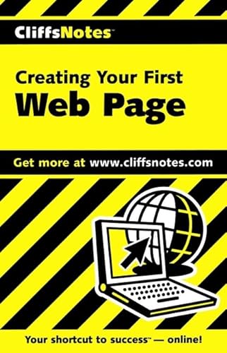 Beispielbild fr CliffsNotes Creating Your First Web Page zum Verkauf von Wonder Book