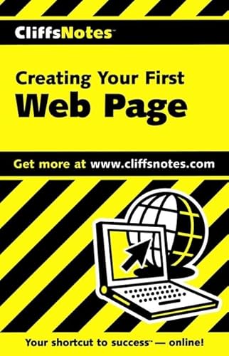 Stock image for CliffsNotes Creating Your First Web Page for sale by Wonder Book