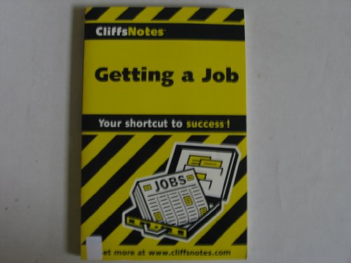 Stock image for Cliffsnotes Getting a Job for sale by SecondSale