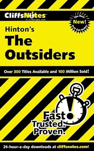 Beispielbild fr CliffsNotes on Hinton's the Outsiders zum Verkauf von Better World Books
