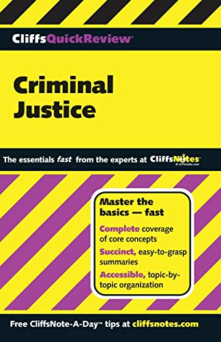 Stock image for CliffsQuickReview Criminal Justice for sale by Nealsbooks