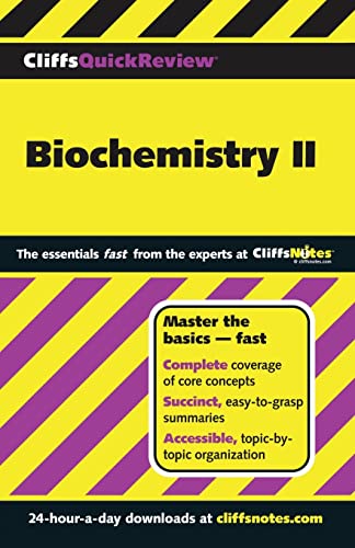 Imagen de archivo de CliffsQuickReview Biochemistry II (Bk. 2) a la venta por Wonder Book