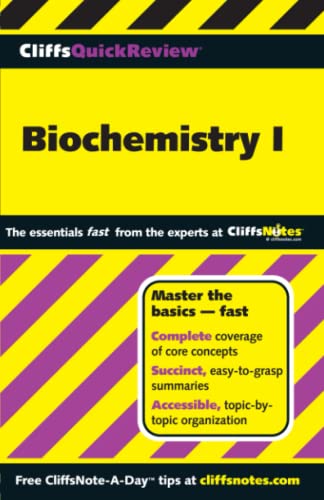 9780764585630: CliffsQuickReview Biochemistry I