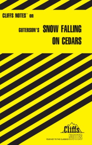 Beispielbild fr CliffsNotes on Guterson's Snow Falling on Cedars (CliffsNotes on Literature) zum Verkauf von BooksRun