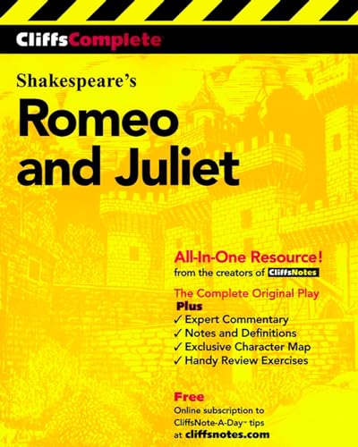 Beispielbild fr Romeo and Juliet: Complete Study Edition (Cliffs Notes S.) zum Verkauf von Goldstone Books