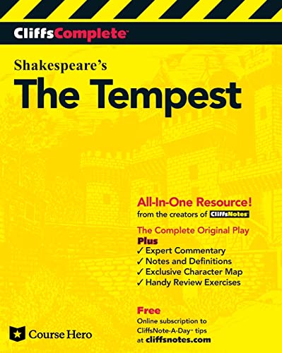 Imagen de archivo de CliffsComplete Shakespeare's The Tempest a la venta por ThriftBooks-Atlanta