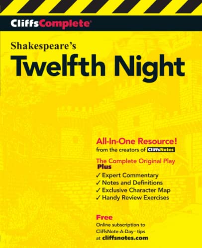 9780764585777: CliffsComplete Shakespeare's Twelfth Night: Complete Study Guide