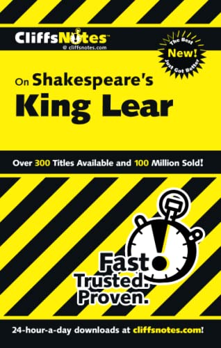Stock image for CliffsNotes on Shakespeares King Lear (CliffsNotes on Literature) for sale by boyerbooks